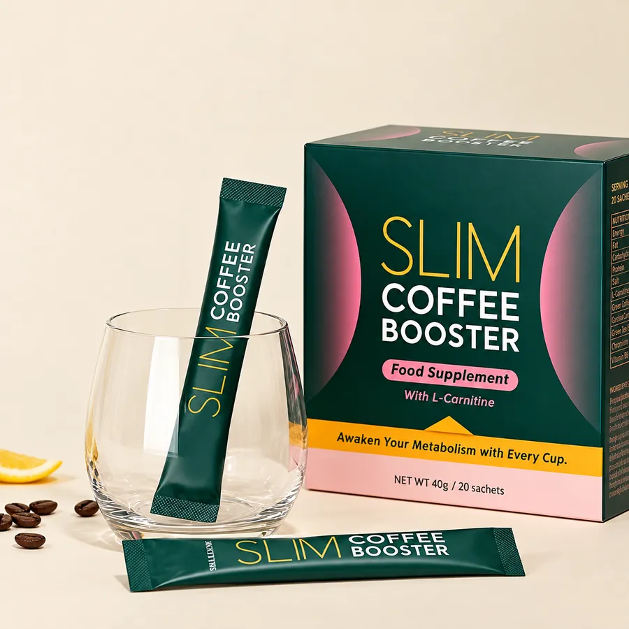 Getränk und Slim Coffee Booster Portionsstick